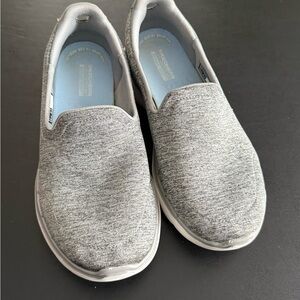 Skechers Light Gray Slip-On Shoes